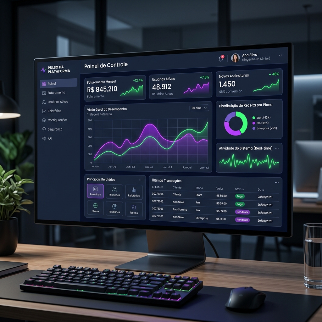 Dashboard SaaS B2B