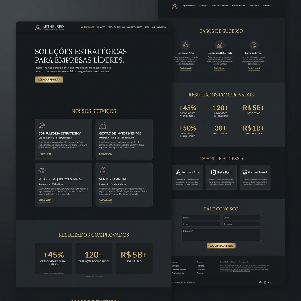 Landing Page Consultoria Premium